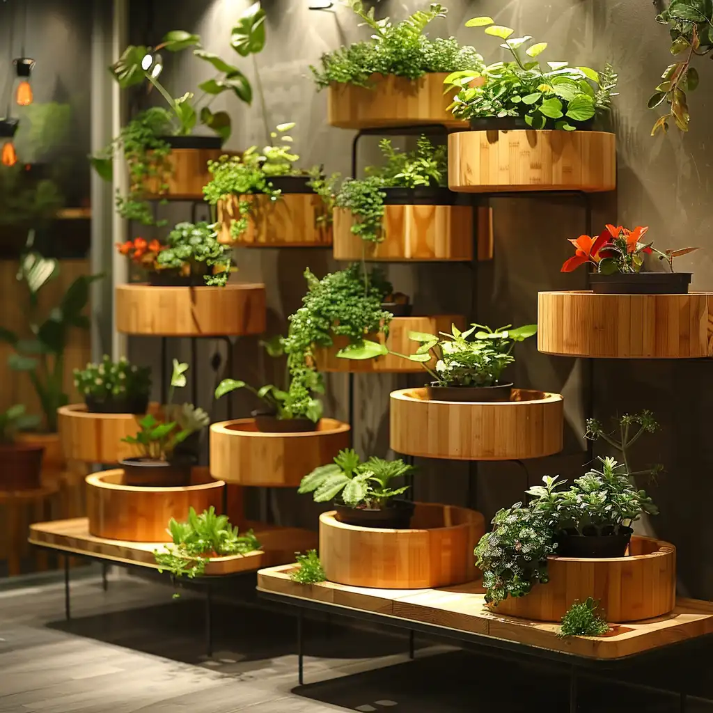 De opkomst van plantenrekjes in hedendaags design.